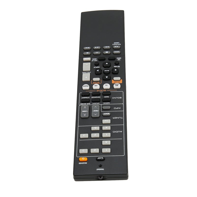 AV Receiver Remote Control RAV523 ZJ66520 Replacement Compatible with RX V571 HTR 3065 - Easy Full Access ABS Material Remote for AV Receiver Accessories - Image 5
