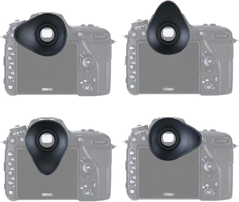 JJC Eyecup Eyepiece Viewfinder Eyeshade for Nikon D3500 D7500 D7200 D7100 D7000 D5600 D5500 D5300 D5200 D5100 D5000 D3400 D3300 D3200 D780 D750 D610 D600 D300S Replaces Nikon DK25 DK21 DK24 23 22 20 28 - Image 2