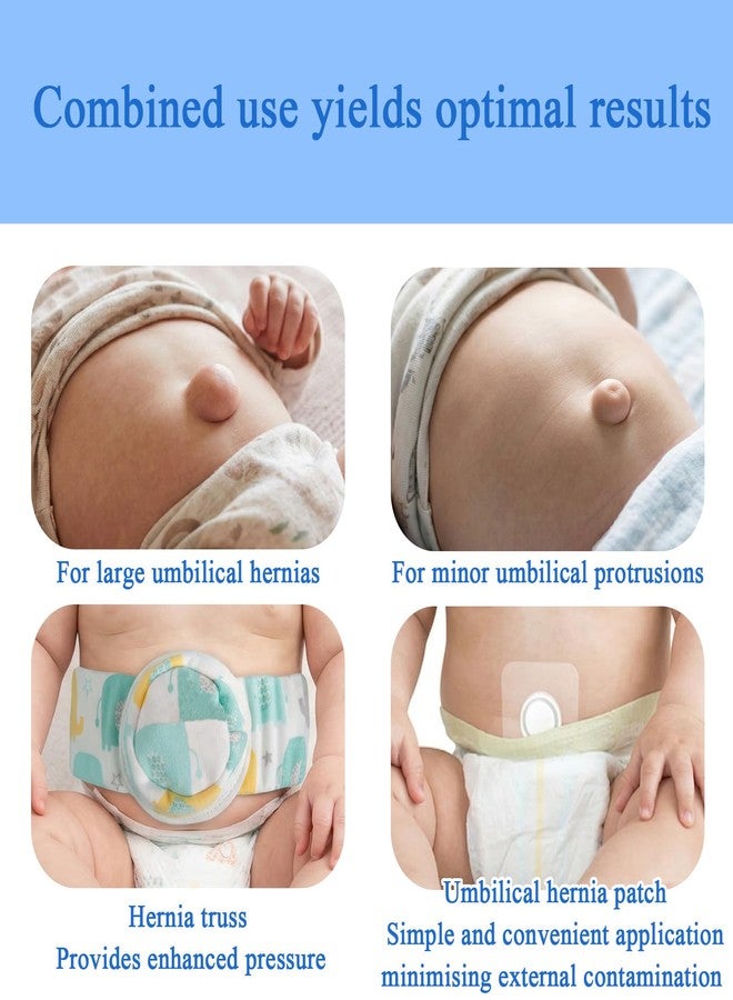JFRHUDS Baby Belly Button Band with 15Pcs Navel Patches for Newborn - Image 2
