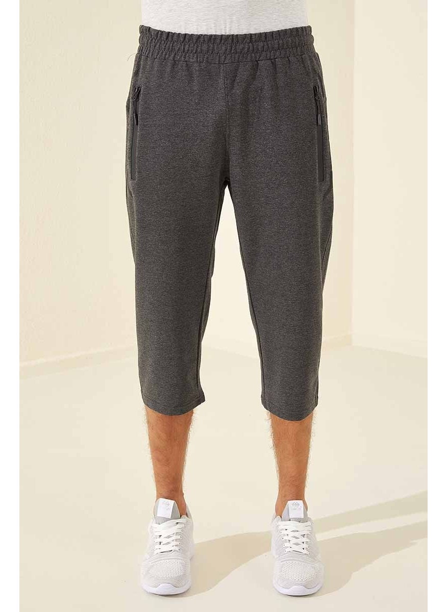 Tommy Life Anthracite Melange Men's Zipper Pocket Standard Mold Classic Leg KAPRI-83091_01  - Image 1