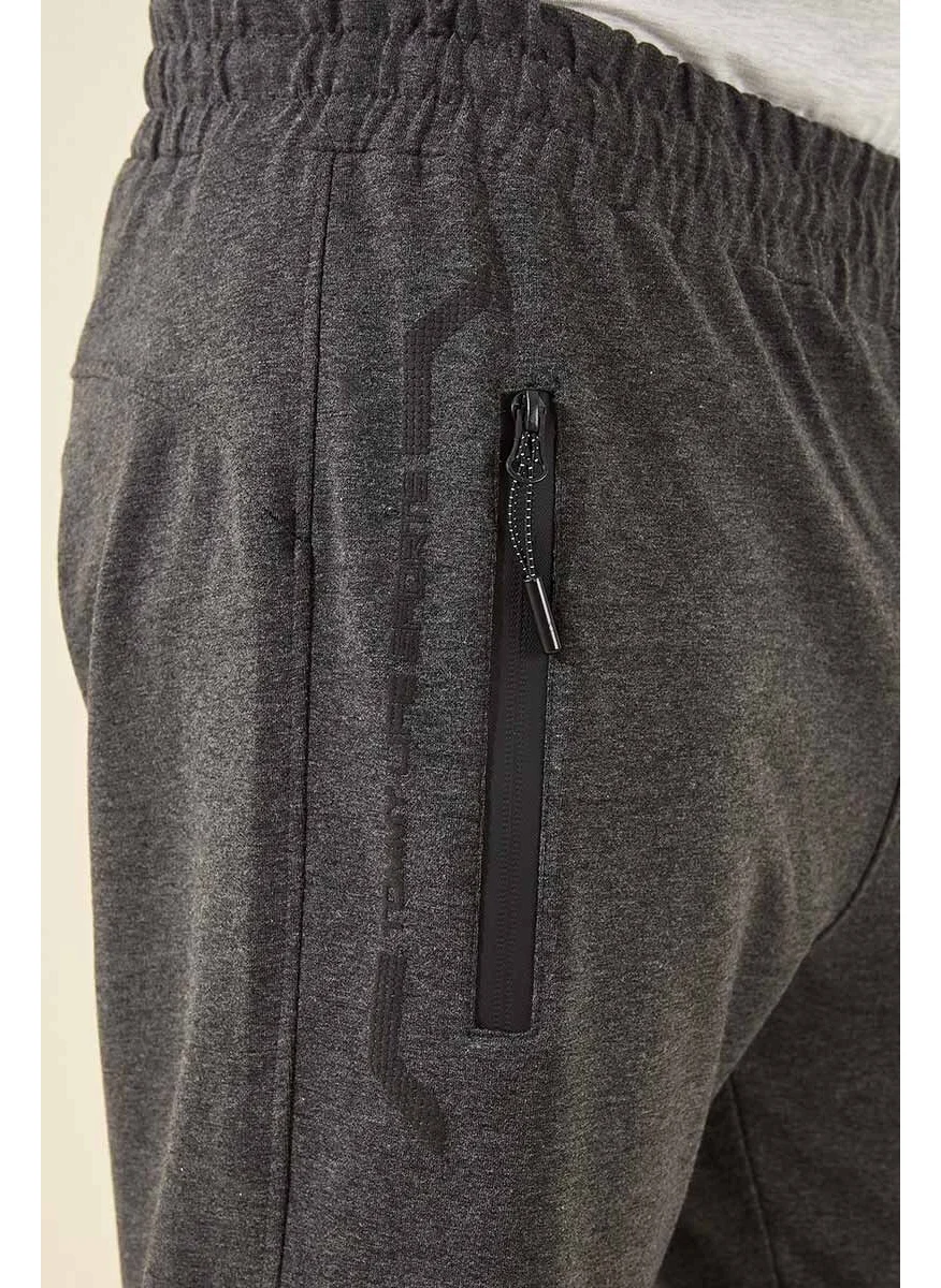 Tommy Life Anthracite Melange Men's Zipper Pocket Standard Mold Classic Leg KAPRI-83091_01