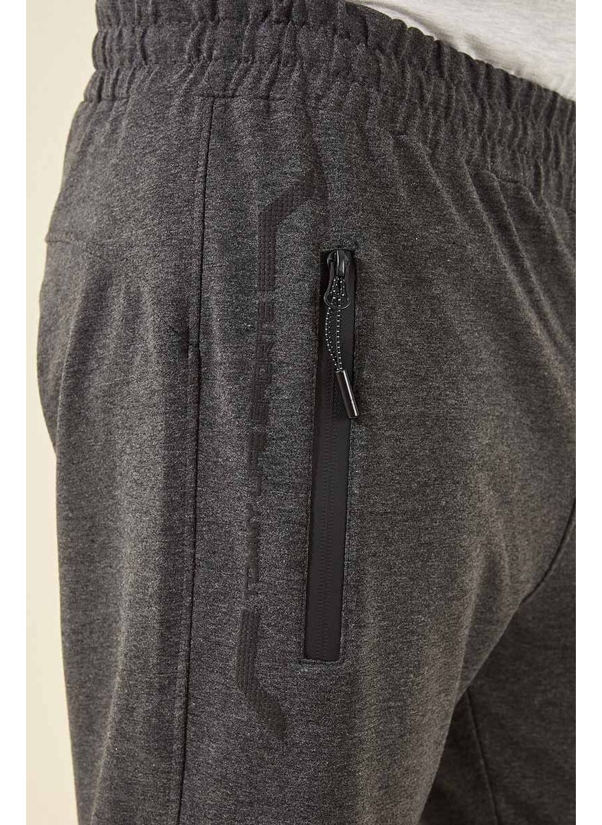 Tommy Life Anthracite Melange Men's Zipper Pocket Standard Mold Classic Leg KAPRI-83091_01  - Image 2