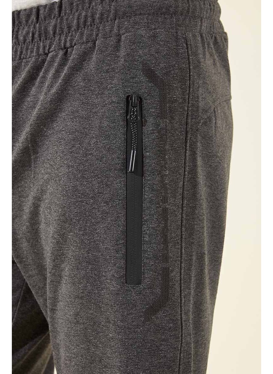Tommy Life Anthracite Melange Men's Zipper Pocket Standard Mold Classic Leg KAPRI-83091_01  - Image 3
