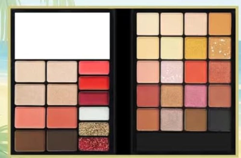 Colors Colorful Eyeshadow Palette Makeup,Rose Gold Brown Nude Matte Shimmer Eye Shadow Powder Palette,Naturing-Looking Long Lasting Waterproof-brown cover - cover -N1-34 COLORS - Image 4