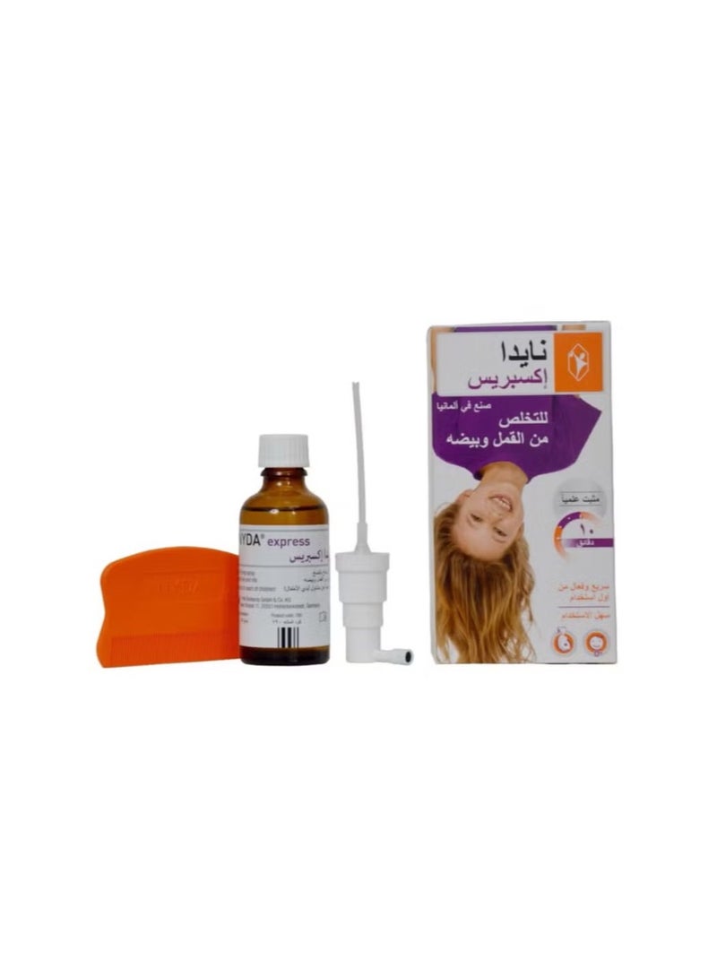 NYDA Hair Lice Treatment Spray 50ml - Image 3