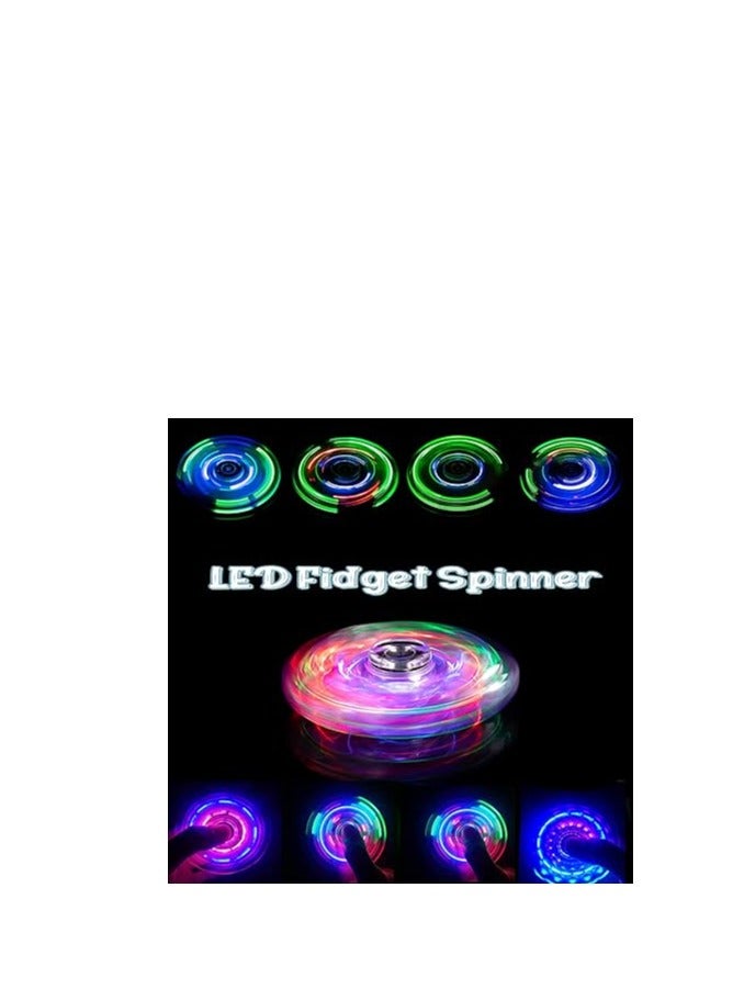 Crystal Led Light Fidget Toy Stress Relief Anti-Anxiety Brain Development Gift for Children and Adults (Crystal-White) - Image 3