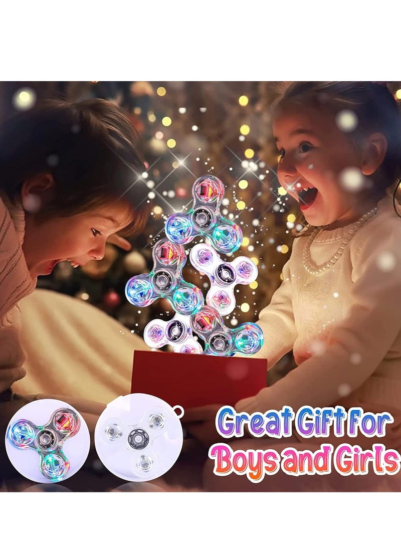 Crystal Led Light Fidget Toy Stress Relief Anti-Anxiety Brain Development Gift for Children and Adults (Crystal-White) - Image 5