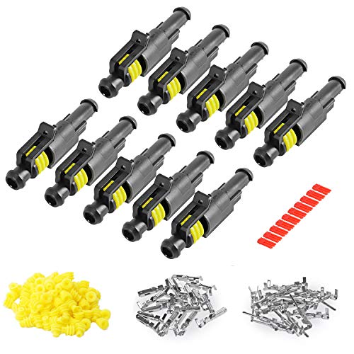 Zuozee ZUOZE 10 Kit 1 Pin Connector 2016 AWG Waterproof Electrical Automotive Wire Connector 15mm Series Terminals Male Female Car Connectors Plug Sets - Image 1