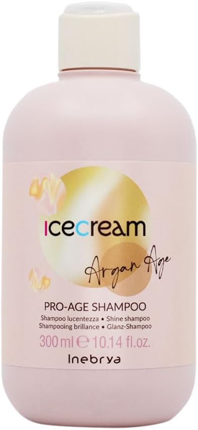 Inebrya Ice Cream Argan Age Pro Age Shampoo Shampoo Lucentezza 300ml