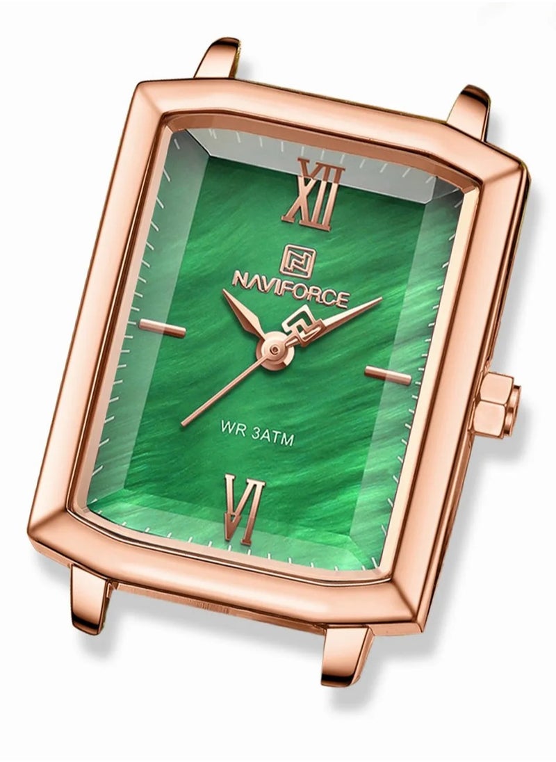 NAVIFORCE - NAVIFORCE NF5039 Square Edition with Leather Strap for LADIES, 2024 - Image 1