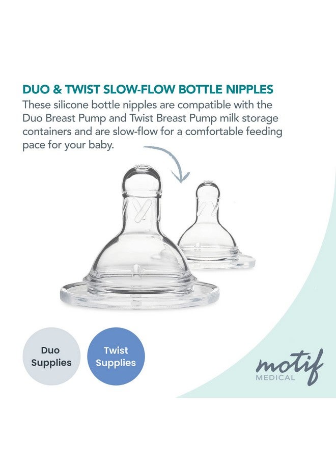 Motif Medical Slowflow Baby Bottle Nipples For Duo - Image 3