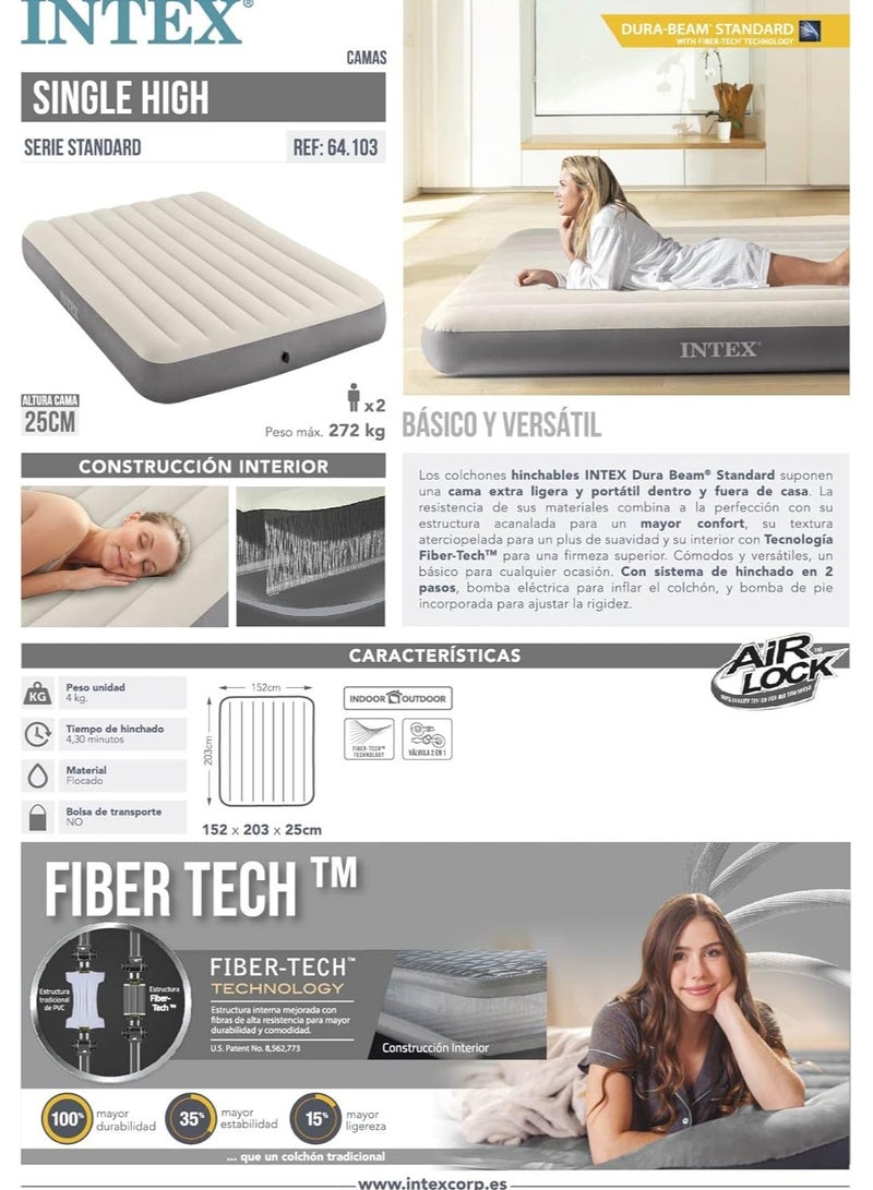 انتكس سرير هوائي عالي من سلسلة دورا بيم - Image 2