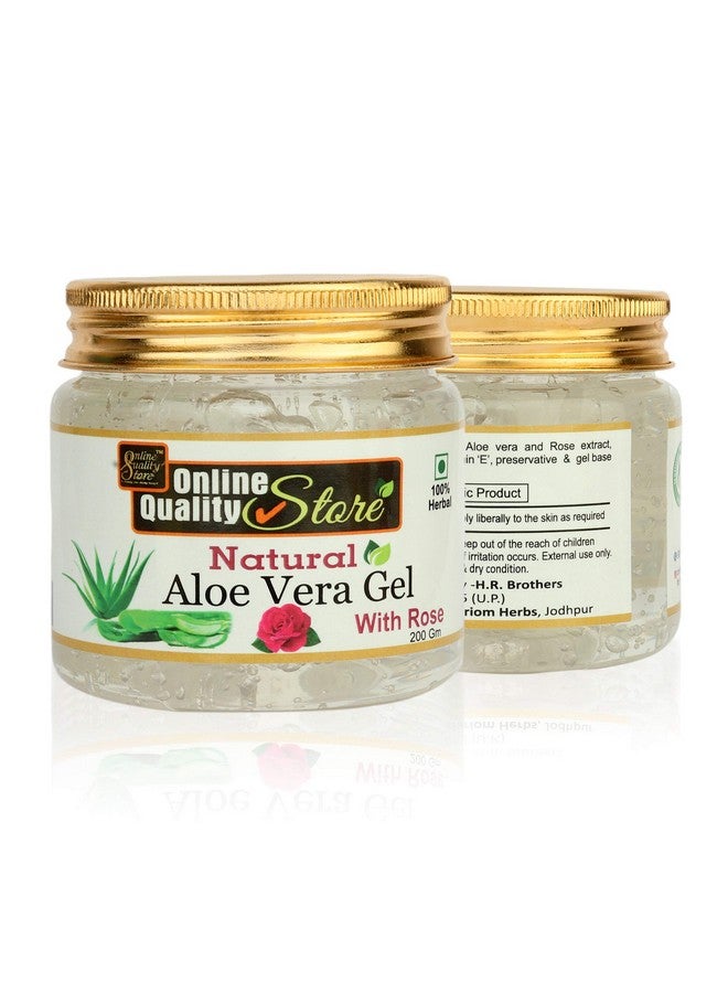 Online Quality Store Pure Aloe Vera Skinhair Gel (Paraben Free) Organic Aloe Vera Gel Combo Pack400G Organic Nontoxic Aloe Vera Gel For Acne Scars Glowing & Radiant Skin - Image 4