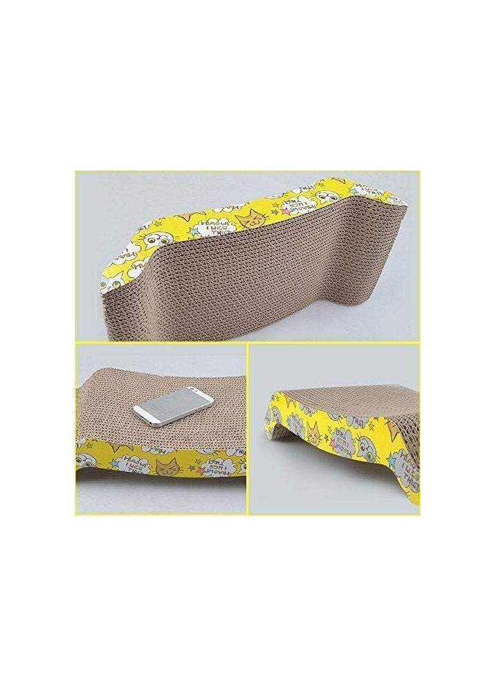 Funny Corrugated Paper Pet Cat Scratch Board Toy Kitten Claw Scratching Pad Mat Scratcher Cats Training Tools - Image 2