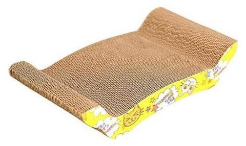 لوحة خدش مضحكة مصنوعة من الورق المموج للقطط الأليفة، وسادة خدش بمخالب القطط الصغيرة، أدوات تدريب القطط