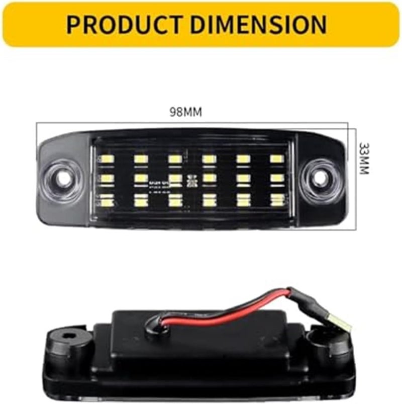 Vuzmode LED License Plate Lights for Hyundai - Image 3