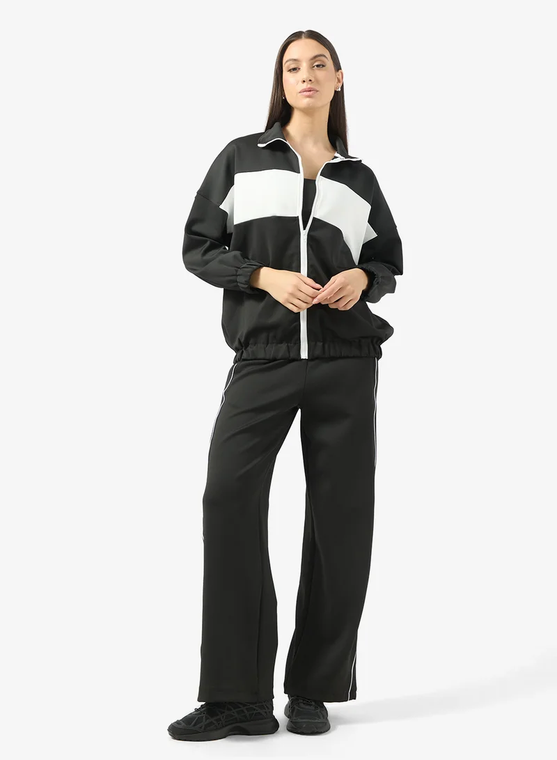 فورورد Colorblock Relaxed Fit Athletic Tracksuit