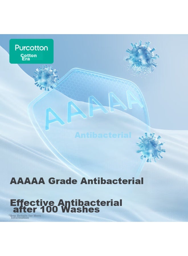 purcotton جوارب بوركوتون للرجال والنساء، قطن نقي، رقيق للغاية، قابل للتنفس، مضاد للبكتيريا، غير مرئي، غير قابل للانزلاق، صيفي - Image 5