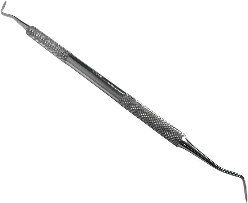 HTS 151P6 Stainless Steel Double-Sided Angled Knife-Edge Pick & Scraper Wax & Clay Sculpting Tool - Image 2