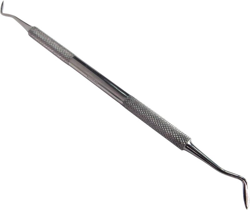 HTS 151P6 Stainless Steel Double-Sided Angled Knife-Edge Pick & Scraper Wax & Clay Sculpting Tool - Image 1