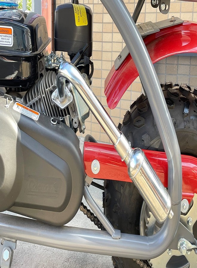 VCUJSUC Exhaust with Muffler for Predator 212cc 196cc 6.5HP Go Kart Mini Bike for Coleman CT200U BT200X CT200u-ex Mini Bike for Honda GX160 GX200 Go Kart - Image 5