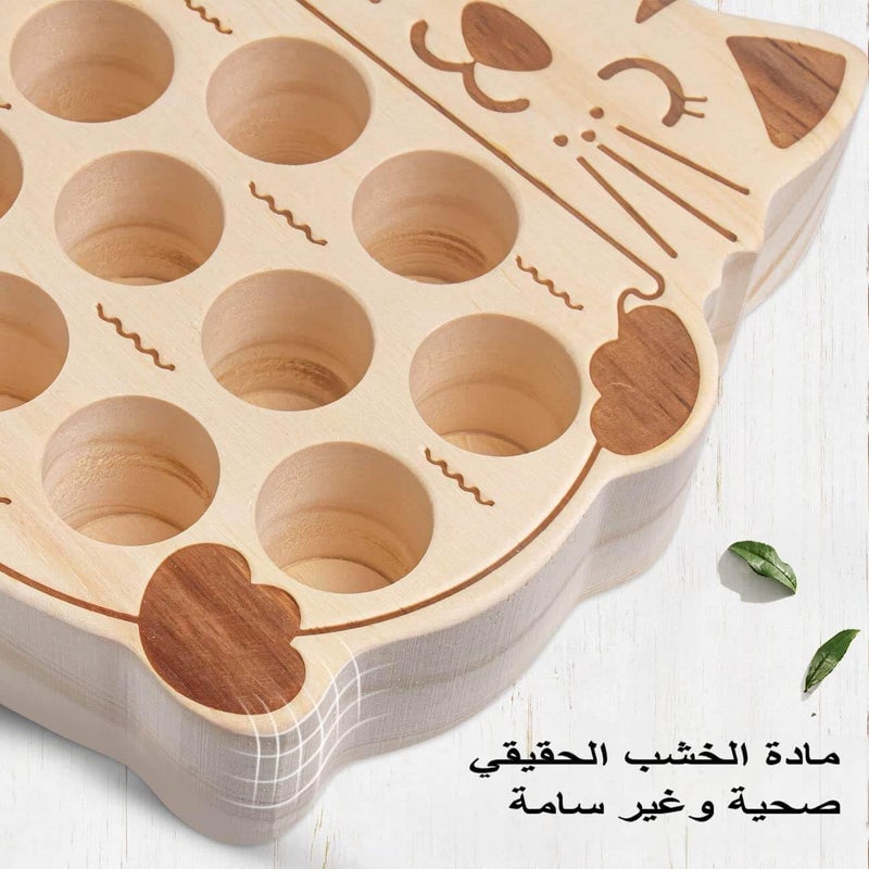 EDUTREE Magnetic Fishing Game, Wooden Montessori Magnetic Fishing Toys for Toddlers,Preschool Educational Activity Learning Toy for Toddlers 1-3, Ideal Gift for Early Learning - Image 4