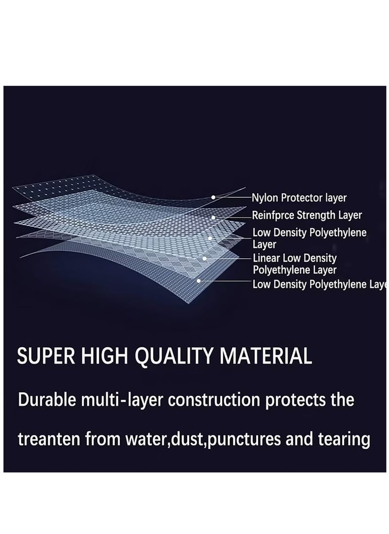 Arabest Vacuum Storage Bags, 10pcs Vacuum Compressed bag with Hand Pump, Wardrobe Organizer Bag for Comforters Blankets Clothes Pillows  - Image 5