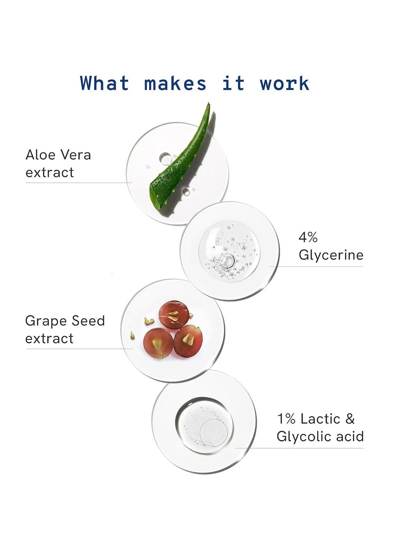 Be Bodywise 2 Percent Body Wash shower gel With 1 Percent Lactic Acid Glycolic Acid 4 Percent Glycerin Exfoliates Promotes Glowing Radiant Skin Smoothens Rough 250 ml - Image 2