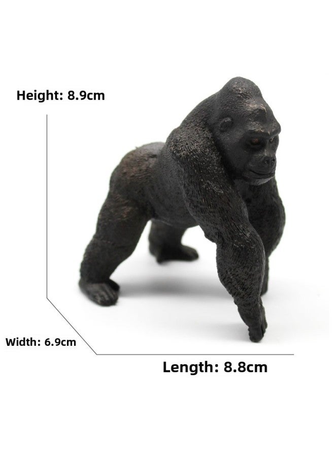 Animal Model Special For Teaching And Education Animal Model Kangaroo Elephant Lion Tiger Deer Ostrich Wolf-Color:4060 Chimpanzee (98g)  - Image 1