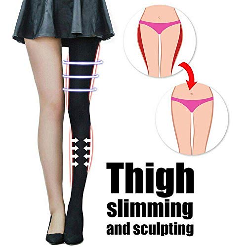 Klassik Since 1993 | Opaque Soft Stockings for Women & Girls |Poly Cotton High Waisted Thigh | Stretch, Breathable & Comfortable for Everyday Wear | Perfect Pair with Shorts, Dresses & Shirts -Skin-L - Image 4