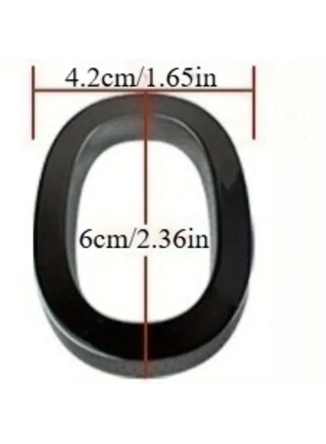 3D Resin House Number Plaque 60x38x8mm Adhesive Bold Black Characters For Easy Reading - Image 3
