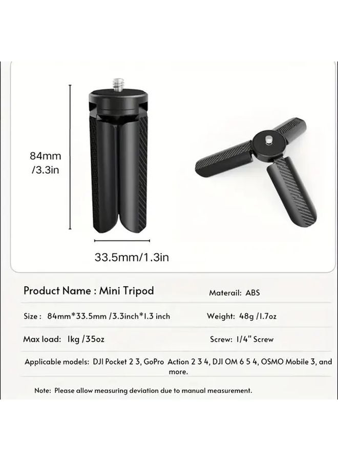 Black Handheld Stabilized Gimbal Tripod For DJI Pocket 2 3 Osmo Mobile 6 5 4 - Image 3