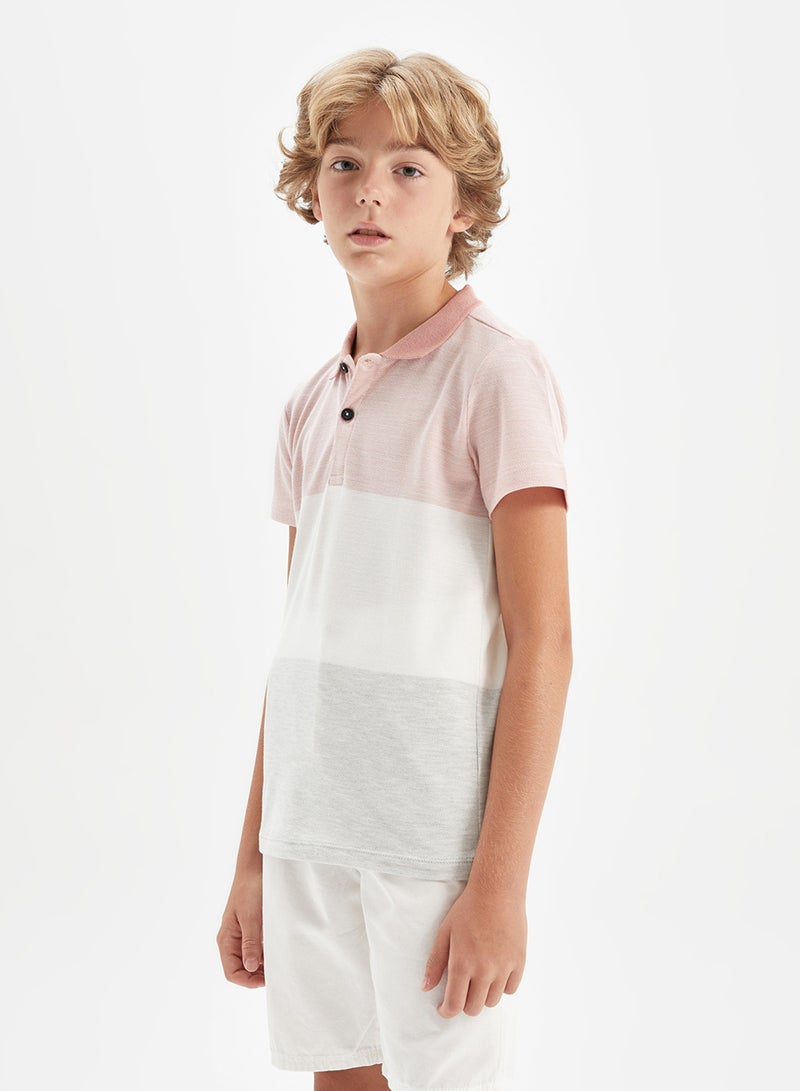 DeFacto Pique Short Sleeve Polo T-Shirt  - Image 3