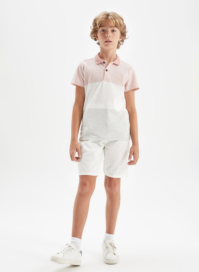 DeFacto Pique Short Sleeve Polo T-Shirt  - Image 4