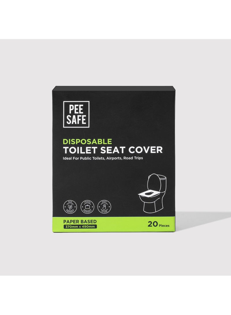 بيساف مجموعة العائلة لنظافة المرحاض | مجموعة من 3 عبوات بخاخ معقم كرسي الحمام (75 مل) مع 2 عبوة غطاء مقعد المرحاض للاستعمال مرة واحدة (10 أغطية) | يحمي من الجراثيم | سهل الحمل | عبوة مناسبة للسفر - Image 3