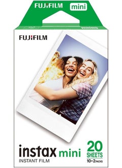 FUJIFILM Fujifilm Instax Mini Glossy Film 20 Sheets - for Instax Mini Instant Cameras and Printers  - Image 1