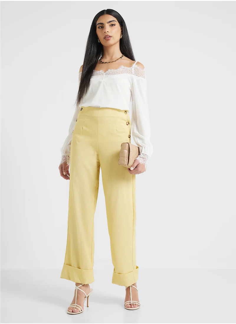 ELLA High Waist Wide Leg Pants