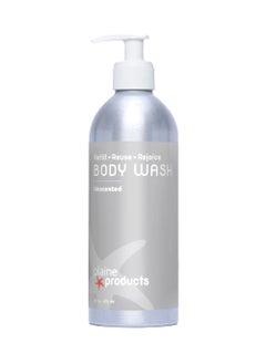 Plaine Products Refillable Unscented Body Wash 16 oz Original with pump
