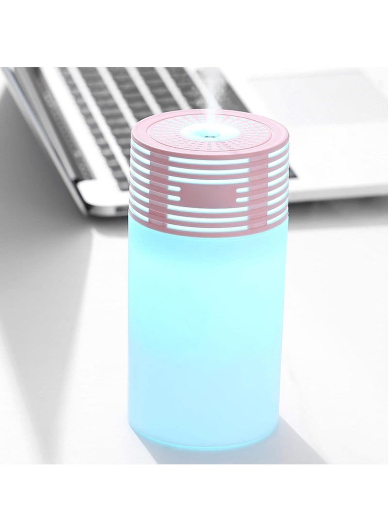 Humidifiers for Bedroom, Quiet (300ml Water Tank) Cool Mist Essential Oil Diffuser with Ultrasonic Humidification (Multicolor)