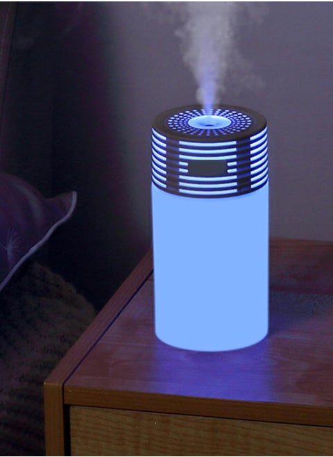 Humidifiers for Bedroom, Quiet (300ml Water Tank) Cool Mist Essential Oil Diffuser with Ultrasonic Humidification (Multicolor)