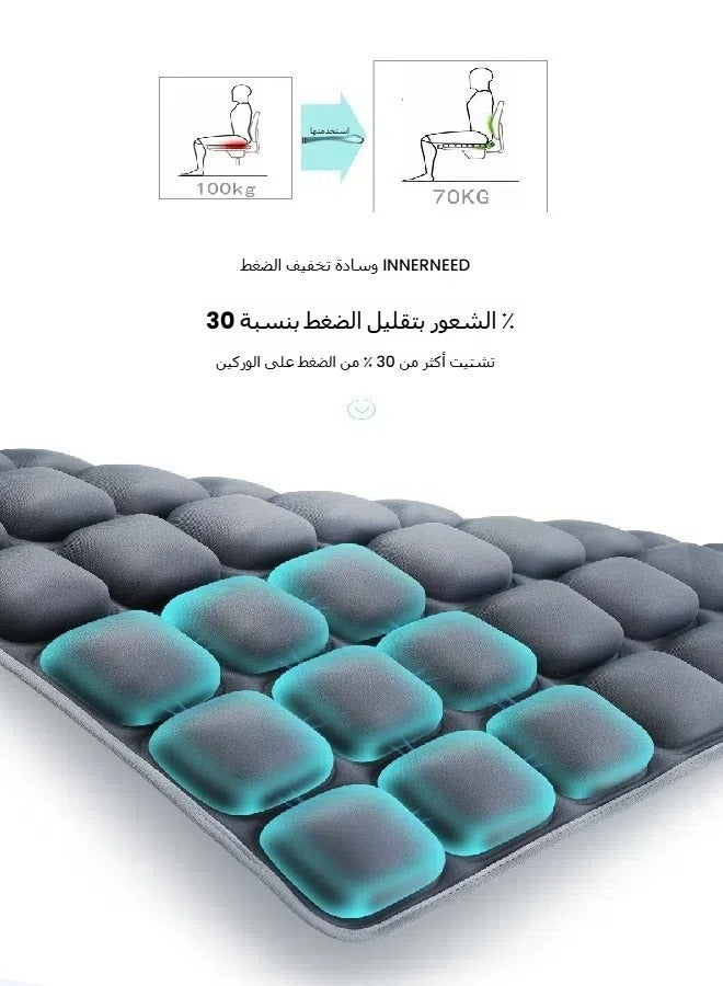general 3D Airbag Seat Cushion Inflatable Portable Office Seat Cushion Air Breathable Car Seat Cushion High Rebound Pressure - Image 2