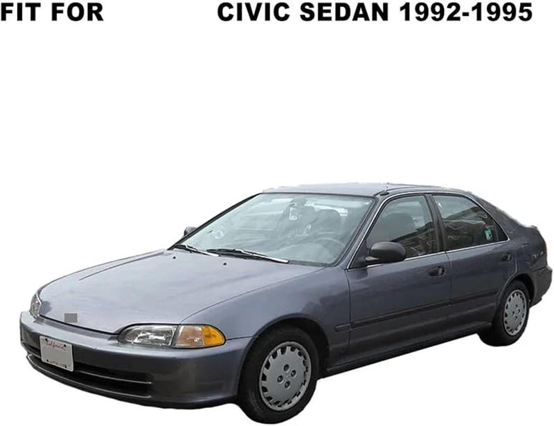 QASULER Weathershield Sun Rain Guards for Civic Sedan - Image 3