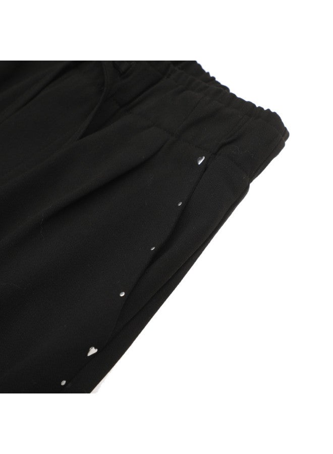 Zara Girls' Simple And Versatile Elastic Waist Bow-knot Design Straight Leg Casual Pants - Image 5