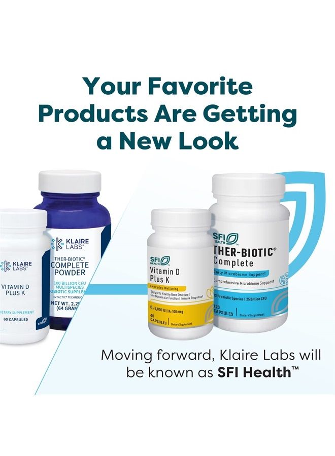 Klaire Labs Ther-Biotic Synbiotic Probiotic & a Prebiotic - Digestive Health & Immune Support∗ - Lactobacillus & Bifidobacterium Strains - Low-FODMAP Probiotic Supplement for Men & Women (30 Capsules) - Image 2