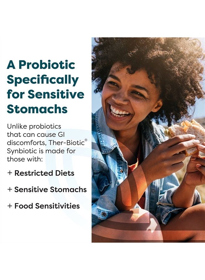 Klaire Labs Ther-Biotic Synbiotic Probiotic & a Prebiotic - Digestive Health & Immune Support∗ - Lactobacillus & Bifidobacterium Strains - Low-FODMAP Probiotic Supplement for Men & Women (30 Capsules) - Image 4