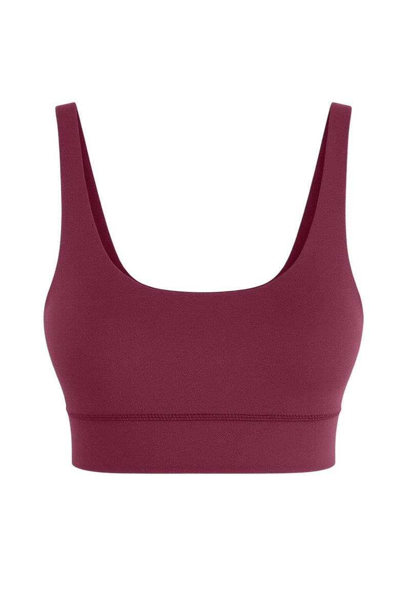 trendyol Plum Brushed Scuba Covered Sports Bra Thmss24Ss00008 - Image 5