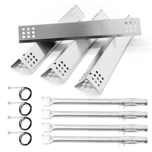 FORYEYC Grill Replacement Parts for Monument 4-Burner 24367,35633,17842, 24633,41847NG Gas Grill, Burner Tube, Heat Plate Tent, Igniter for Kitchen aid 720-0954, Monument 6 Burner 77352 77352MB 77352-MB - Image 1