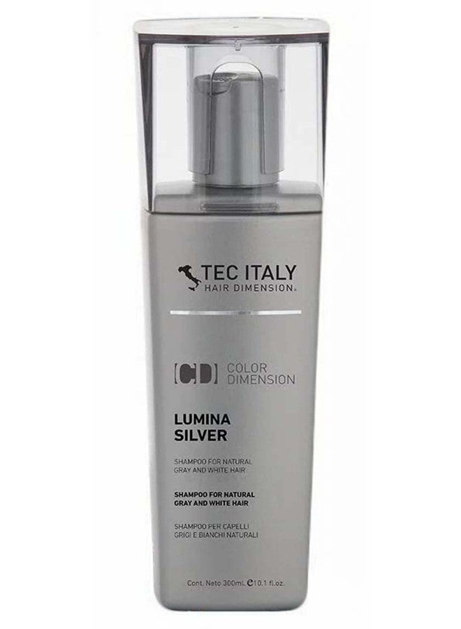 Tec Italy Lumina Silver Shampoo for Natural Gray and White Hair 10.1 oz (Pack of 2) - Image 2