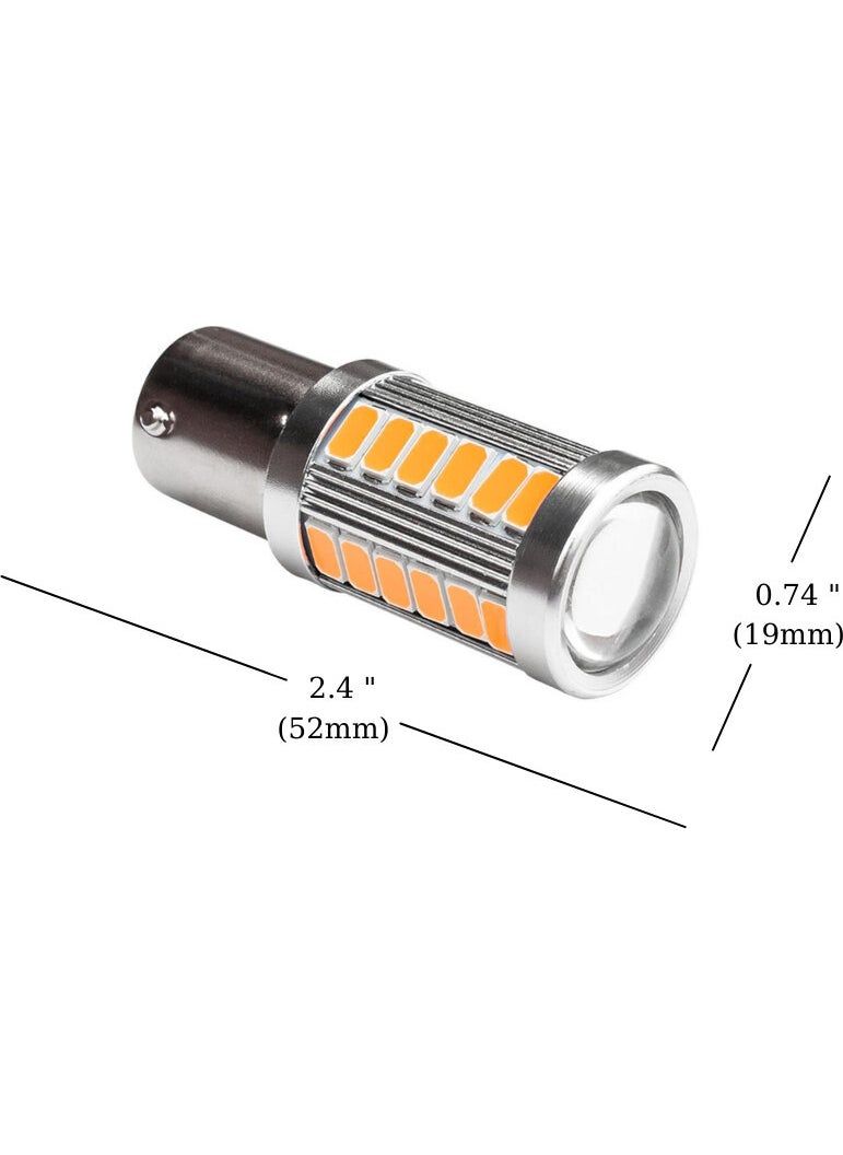 T20 Orange Lens Model 33 LED Parking, Stop and Signal Bulb Single Base / Double Base / Short Base / Long Bottom - pzsku/ZA3E3D30219EF938AE7E8Z/45/_/1737275753/b59ac59c-58ff-4a1f-9269-358246c1c1a9