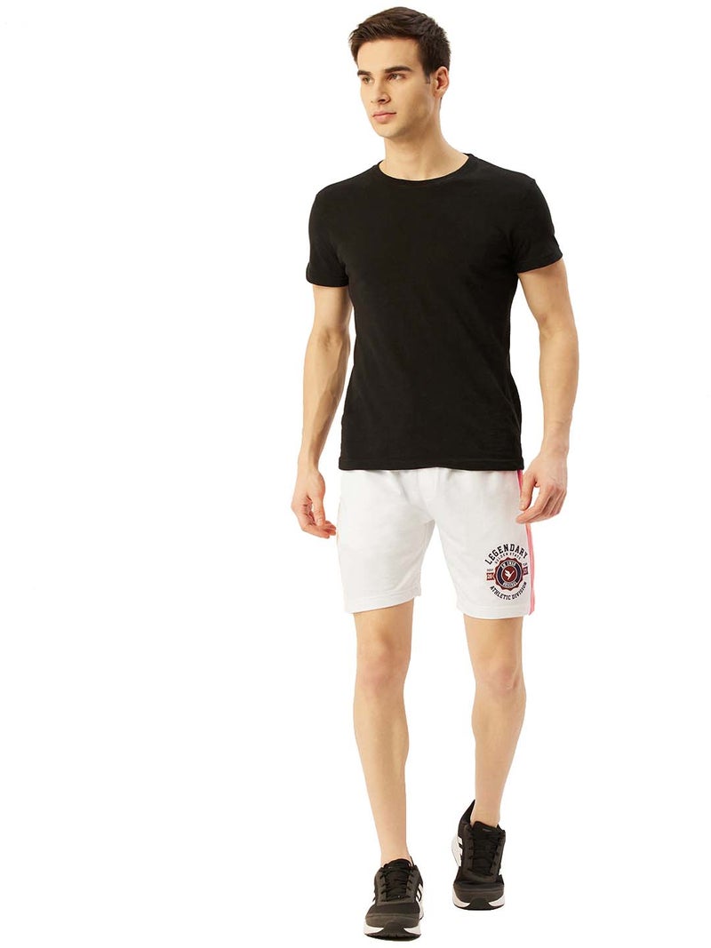 amswan PREMIUM COTTON COLOURBLOCKED PRINTED SHORTS - Image 4
